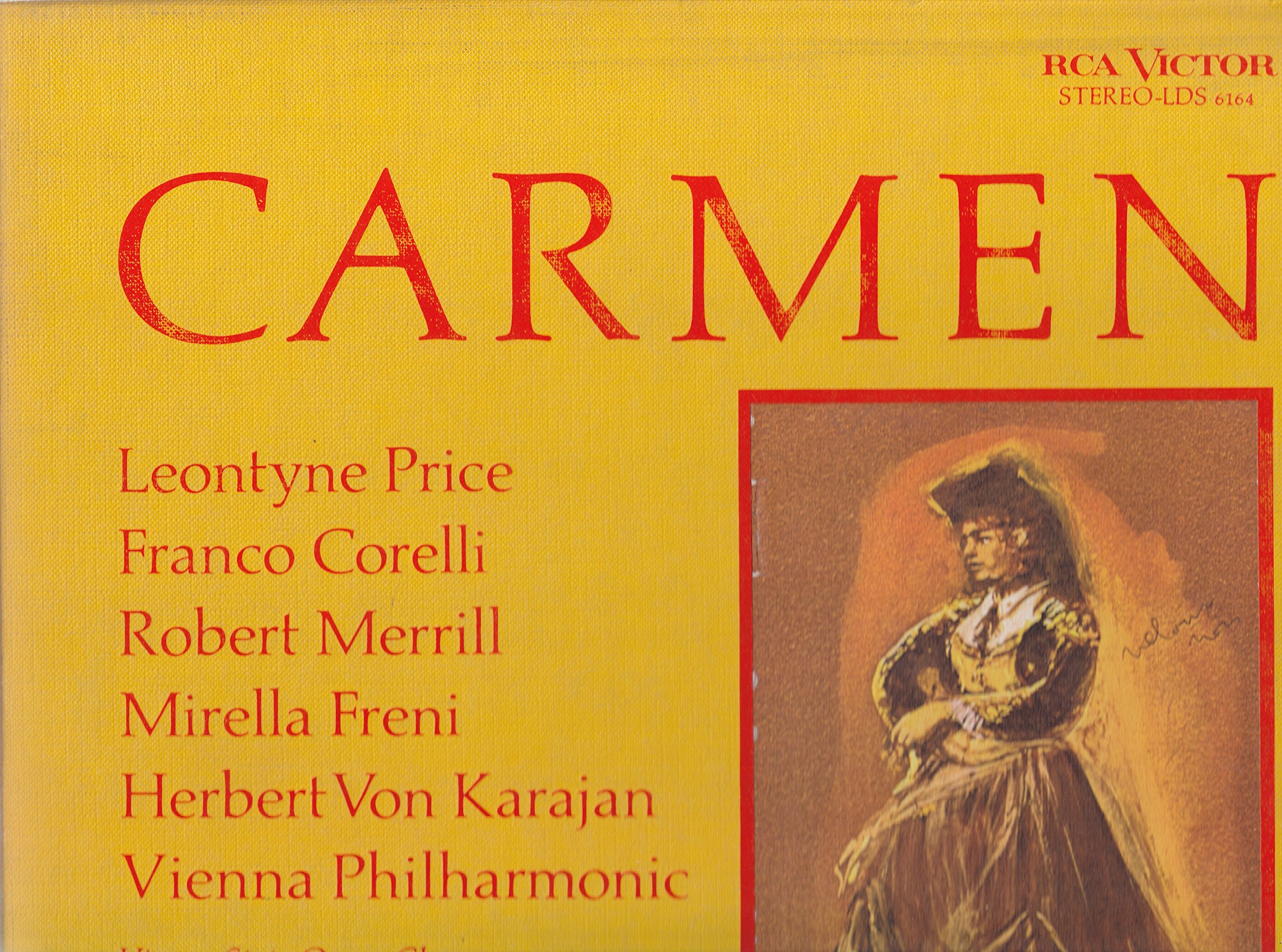 Carmen レコード Leontyne Price 他 Georges Bizet, Herbert Von Karajan, Leontyne Price, Franco Corelli
